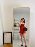 Conjunto Rayas Naranja