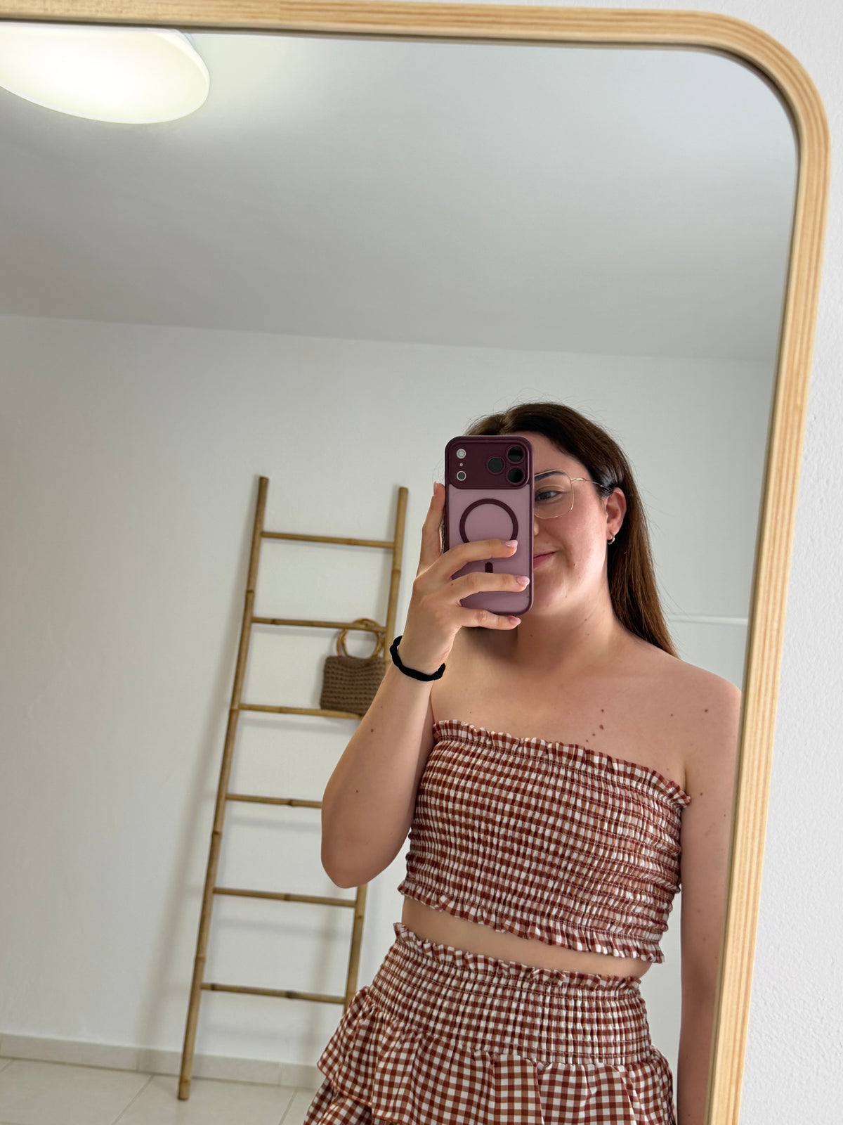 Conjunto falda pantalón + top