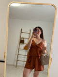Top tirantes + short teja