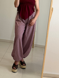 Pantalón bombacho vichy