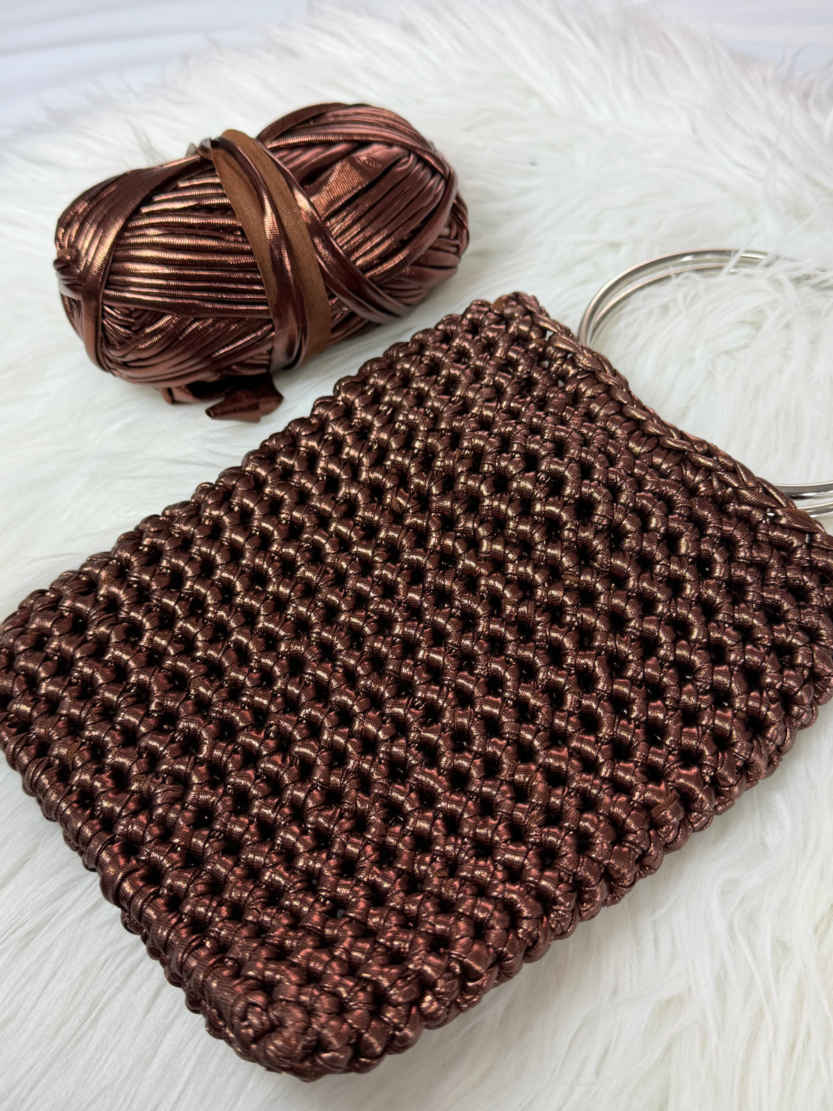 BOLSO PERLA MARRÓN