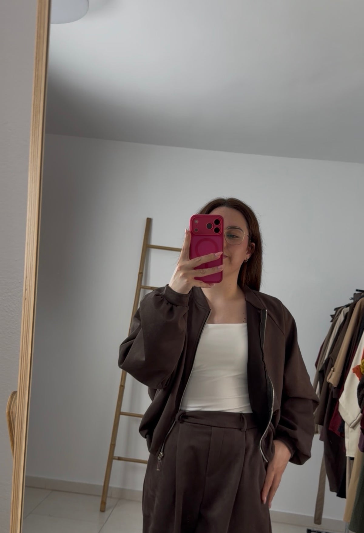 Chaqueta sin cuello + cremallera