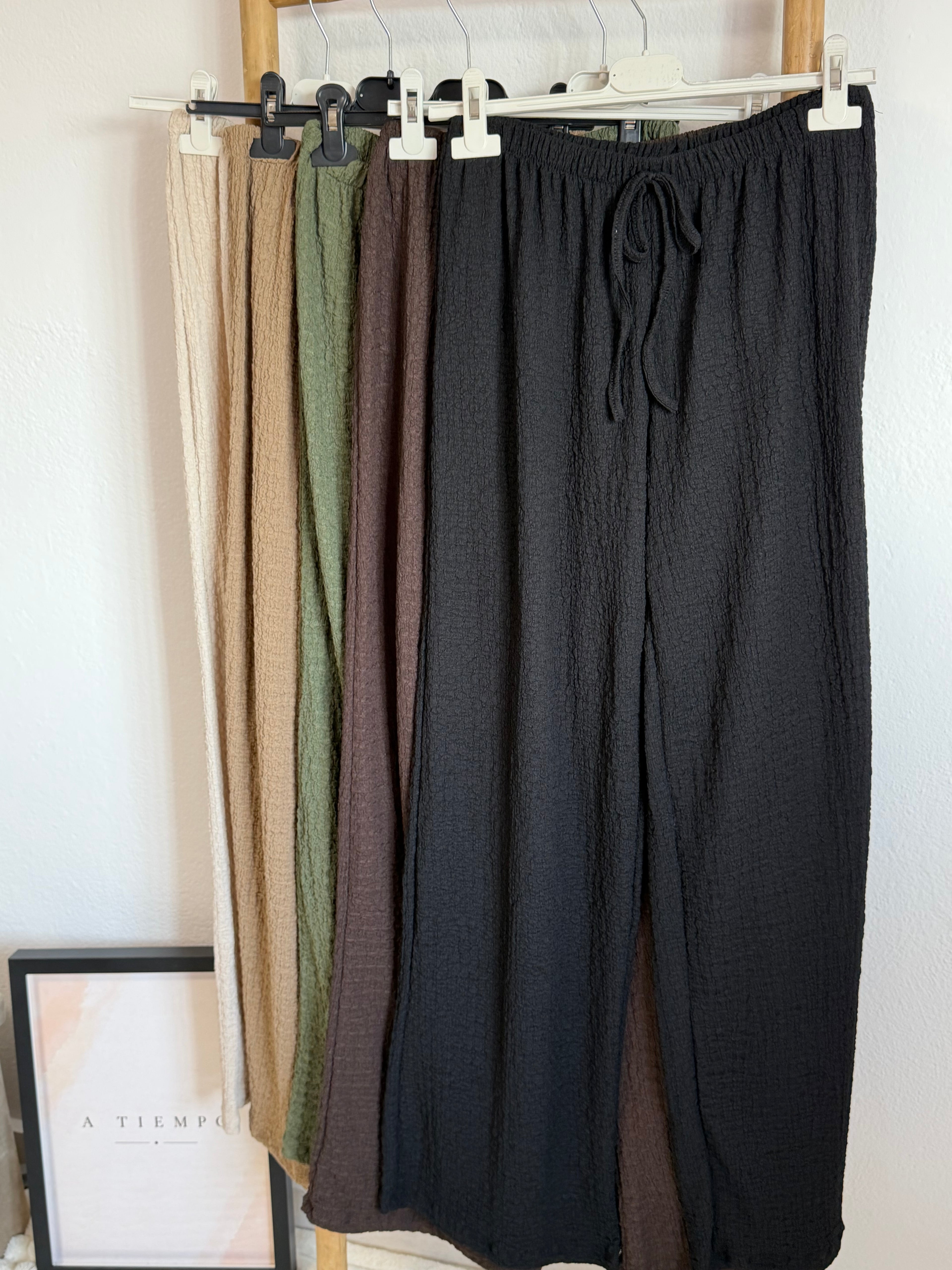 Pantalón caída cascada