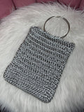 BOLSO ARO GLAM PLATEADO